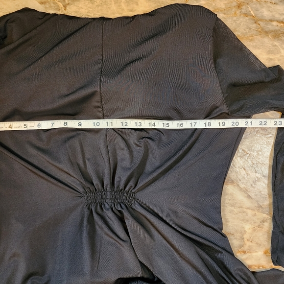 Alison Sheri EUC unique goth dress black L - Picture 10 of 14